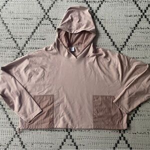 Casual Tan Hoodie with Front Pockets